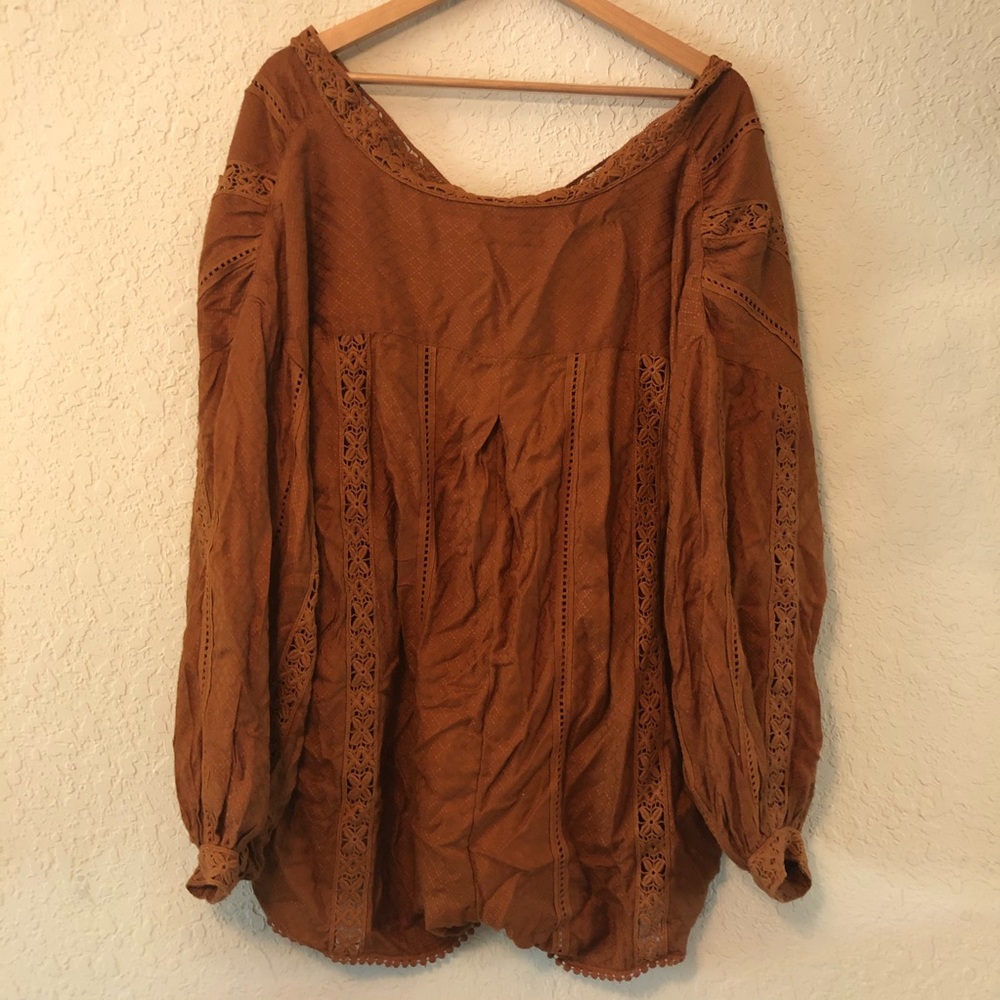 Free People I Mean It Embroidered Romper S NEW - Picture 3 of 5